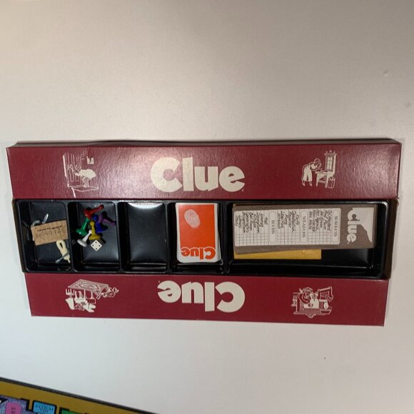 Vintage Clue Parker Brothers Board Game Complete 1972 Canada Detective Game - Picture 2 of 9